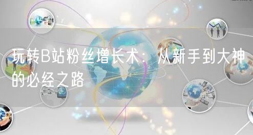 玩转B站粉丝增长术：从新手到大神的必经之路
