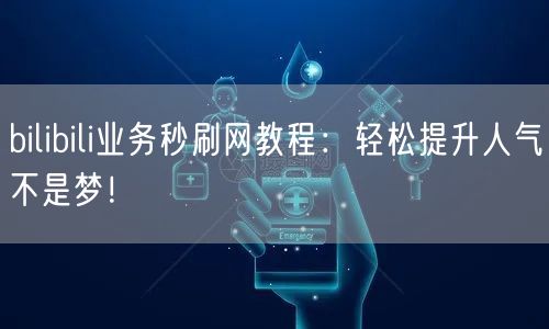 bilibili业务秒刷网教程：轻松提升人气不是梦！