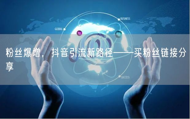 粉丝爆增，抖音引流新路径——买粉丝链接分享