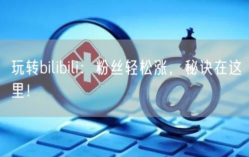 玩转bilibili：粉丝轻松涨，秘诀在这里！