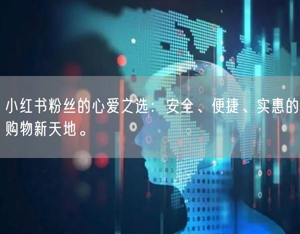 小红书粉丝的心爱之选：安全、便捷、实惠的购物新天地。
