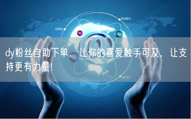 dy粉丝自助下单，让你的喜爱触手可及，让支持更有力量!