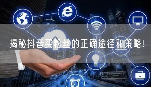 揭秘抖音买粉丝的正确途径和策略!