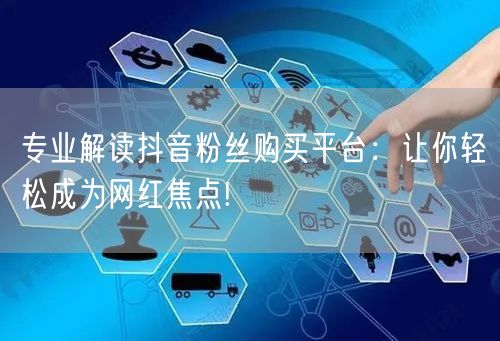 专业解读抖音粉丝购买平台：让你轻松成为网红焦点!