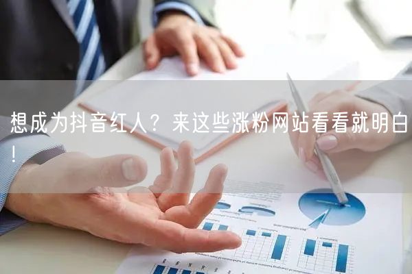 想成为抖音红人？来这些涨粉网站看看就明白！